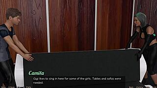 Stranded in space 21 - girl likes bossing me around with big tits cute femdom space sexy huge giants curvy outfit 😏