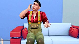 telugu wife cheats with construction engineer in sexy curvy outfit episode 9 anime