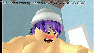 Yo, check this Roblox blonde getting roughly fucked in the girls' bathroom with blowjob and pussy action 😏