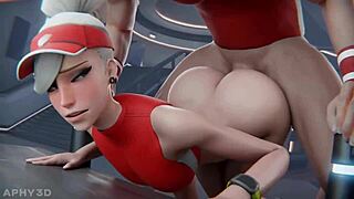 Mercy overwatch compilation stirs deep feelings with big ass cowgirl and cum scenes