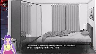 Malovent uncensored part 1 introduces a weird app in sexy game with big tits