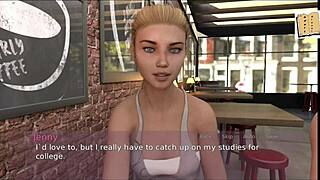 big tits 3d game animation triangle 3 with anime style focus