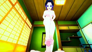 Shinobu Kocho loses it all in rough Demon Slayer sex