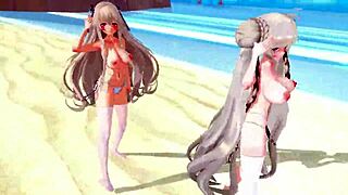 Azur Lane Characters in Wild Hentai MMD Action