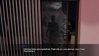 Subtle Orgy Temptation with Two Hot Girlfriends in Fetish Group Action