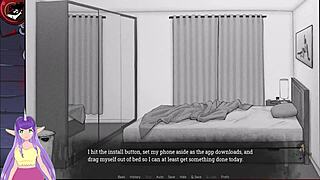 Malovent uncensored part 1 introduces a weird app in sexy game with big tits