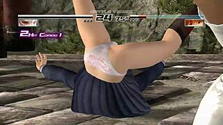 Oh man, Kasumi is like totally showing off her panties in this Dead or Alive game, part 1... I can't even!