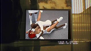 Svenja The Psychologist Bursts With Big Tits As Redhead 3D Fictional Character In Glasses Animation Model!