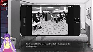 Malovent uncensored part 1 introduces a weird app in sexy game with big tits