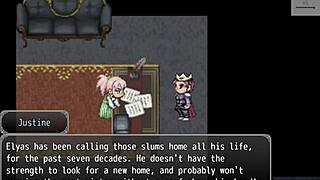 Henteria Chronicles 3 Part 22: Eng Game With Pixel Art Blowjob And Big Cock Oral 😈