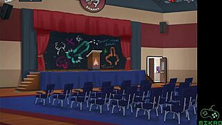 Summertime Saga: Professor Rides Hard in Wild Dance