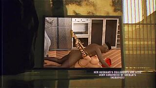 Svenja The Psychologist Bursts With Big Tits As Redhead 3D Fictional Character In Glasses Animation Model!