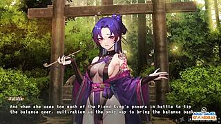did manari really win the sex battle against lust fiend in half-demon shinobi ep2?