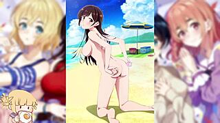 chizuru mizuhara from rental girlfriend in this anime friend compilation