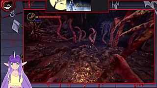 lets play succubus part 5 with redhead big tits and rough ass hentai action