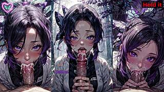 Hashira Training Jerk Off Instructions with Mitsuri Kanroji and Shinobu Kocho in Succubus Roleplay.