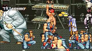 hentai mugen contrasts mai shiranui in wild gangbang with creampie and doggystyle twists