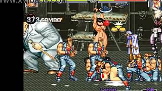 hentai mugen contrasts mai shiranui in wild gangbang with creampie and doggystyle twists