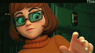 Velma Faces Intense 3D Gangbang from Massive Ghost Cocks in Scooby Doo Hentai