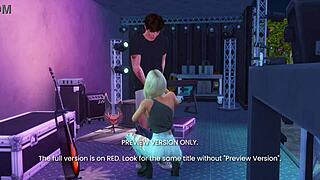 offstage baby sneak peek in naughty 3D hentai cartoon preview