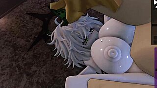 Hot sex unfolds on Roblox with fucking cum and big black monster cock action