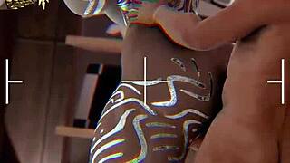 No idea for titles but this 3D anime game clip is steamy.
