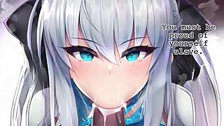 Suggestive Moments With Morgan Le Fay In Hentai Style Joi And Cei