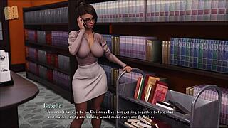 V 3D hre veľké prsia anime postavy sa venujú detailným scénam