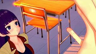 marcy begs protagonist-kun to help extend her bloodline