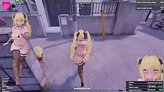 secret flasher manaka exposes herself during intense drone missions