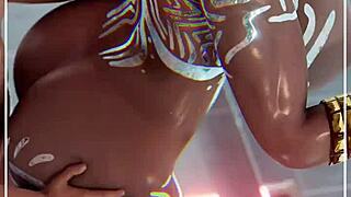 No idea for titles but this 3D anime game clip is steamy.