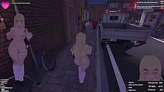 Flasher secreta Manaka corre nua de casa até a loja de roupas