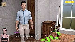 Rosewater Manor Scene 29 Featuring Intriguing Anime Game Elements