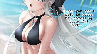 Suggestive Moments With Morgan Le Fay In Hentai Style Joi And Cei