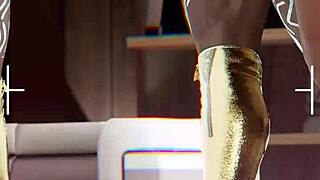 No idea for titles but this 3D anime game clip is steamy.