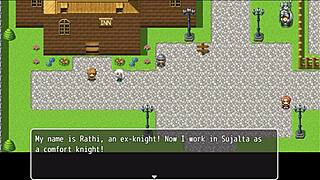 Slutty Rookie Knight Rathi in Gangbang Creampie Impregnation Ending with Group Hentai Action