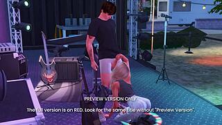 offstage baby sneak peek in naughty 3D hentai cartoon preview