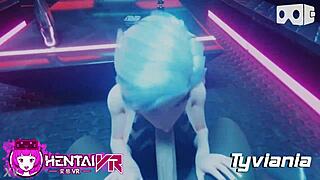 Elisa giving that deep blowjob in VR 😏