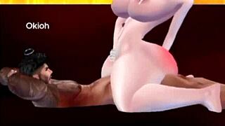 My slut screamed hard while I pounded her ass