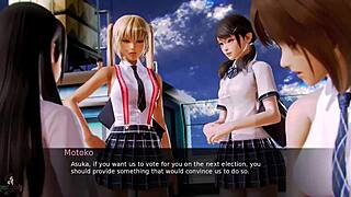 Waifu academy episode 6 uncensored with nurse blowing huge cock in hospital