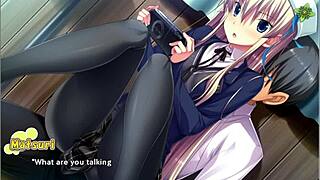 Girlfriend Matsuri Rides Cowgirl In Tenioha Hentai. Fucking Small Tits Friend Outfit.