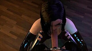 Intense Hardcore BDSM Session with Massive Cock Pounding Big Ass in 3D POV Animation