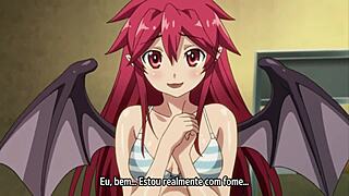 Novinha Succubus Hentai Legend Performs Oral Blowjob On Cock To Satisfy Hunger In Part 1