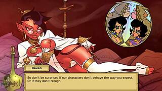 В греховных забавах Iris Quest раскрывается с сексуальными хентай кримпай моментами по всему аниме приключению.