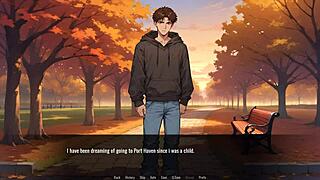 Exciting anime babe in Welcome to Port Haven gameplay 1 adventure.