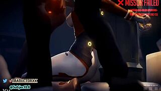 D Va โดนเย็ดปากใน Overwatch เกงแบงค์ซับสเปน 😈