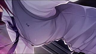 Tsuki no kanata de aimashou shows Touka Araya in common route ecchi scene 1 anime