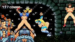 Lara Croft Takes Creampie In Doggystyle Gangbang Group Action