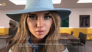 summers gone 45 shows college teacher milf seducing teen in erotic game