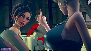so i banged her in the bathroom watching a horny naked girl. she begged to be filled with thick cum by that new teacher in hentai game p4